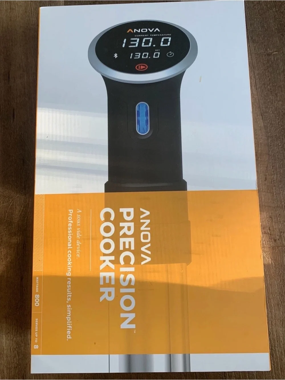 Anova A2.2 Sous Vide Precision Cooker with Bluetooth & Bonus 237 Page Cook Book!